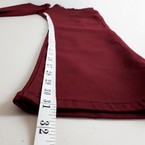 Ethanol Wine Red Slim Stretch Jeans - Picture 10 of 16